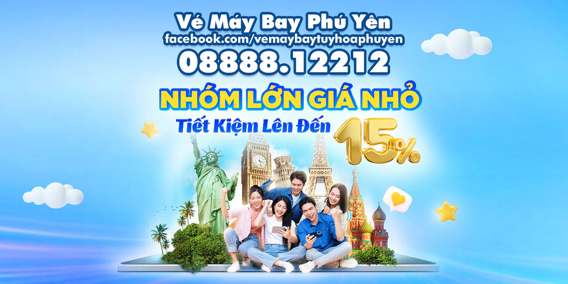KHUYẾN MÃI VÉ MÁY BAY Tuy Hòa➡Sài Gòn⬅cập nhật ngày 07/04/2024